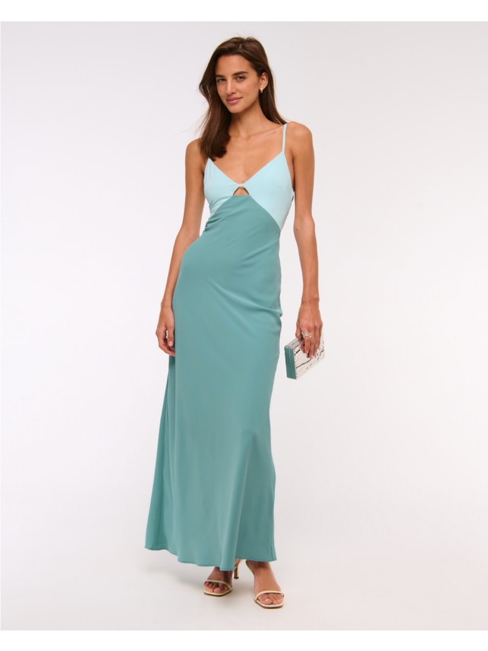 A&F Julia Slip Cutout Maxi Dress